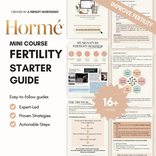 Hormé's Fertility Mini-Course