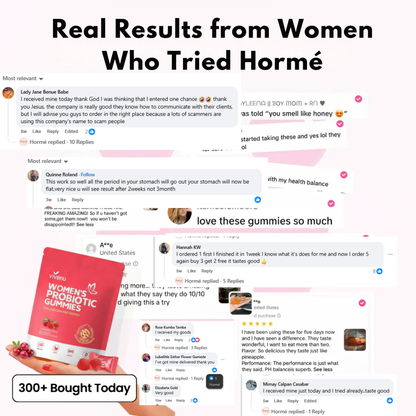 Hormé's Cranberry Probiotic Gummies